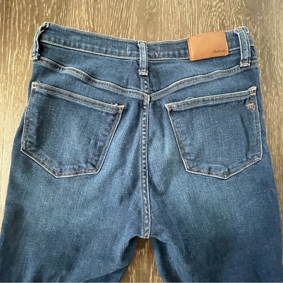 Madewell Mid-Rise Skinny Dark Wash Jeans Size 28 - Picture 10 of 16